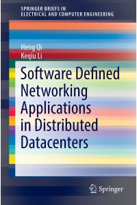 Software Defined Networking Applications in Distributed Datacenters