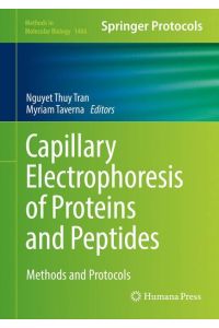 Capillary Electrophoresis of Proteins and Peptides  - Methods and Protocols