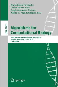 Algorithms for Computational Biology  - Third International Conference, AlCoB 2016, Trujillo, Spain, June 21-22, 2016, Proceedings