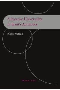 Subjective Universality in Kant¿s Aesthetics