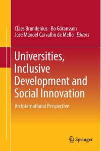 Universities, Inclusive Development and Social Innovation  - An International Perspective