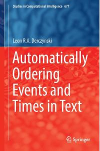 Automatically Ordering Events and Times in Text