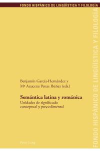 Semántica latina y románica  - Unidades de significado conceptual y procedimental