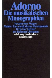 Die musikalischen Monographien  - Gesammelte Werke in 20 Bänden, Band 13.