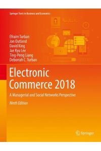 Electronic Commerce 2018  - A Managerial and Social Networks Perspective