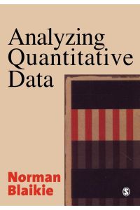 Analyzing Quantitative Data  - From Description to Explanation
