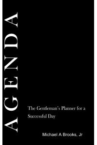 Agenda  - The Gentlemen's Planner for a Successful Day (Black)