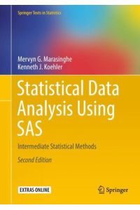 Statistical Data Analysis Using SAS  - Intermediate Statistical Methods