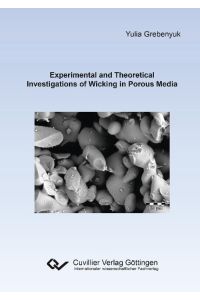Experimental and Theoretical Investigations of Wicking in Porous Media