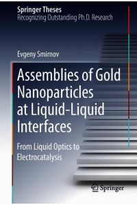 Assemblies of Gold Nanoparticles at Liquid-Liquid Interfaces  - From Liquid Optics to Electrocatalysis