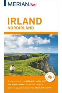 MERIAN live! Reiseführer Irland Nordirland  - Mit Extra-Karte zum Herausnehmen
