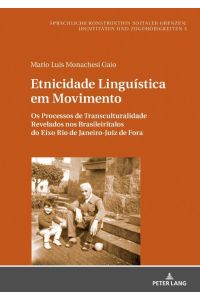 Etnicidade Linguística em Movimento  - Os Processos de Transculturalidade Revelados nos Brasileirítalos do Eixo Rio de Janeiro-Juiz de Fora