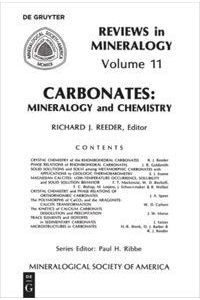Carbonates  - Mineralogy and Chemistry
