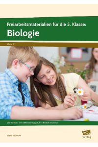 Freiarbeitsmaterialien für die 5. Klasse: Biologie  - alle Themen - drei Differenzierungsstufen - flexibel einsetzbar
