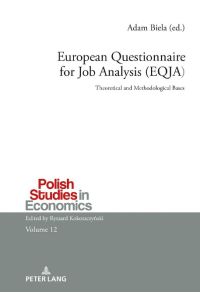 European Questionnaire for Job Analysis (EQJA)  - Theoretical and Methodological Bases