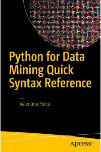 Python for Data Mining Quick Syntax Reference