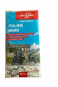Motorradkarten Set Italien Nord  - BikerBetten Tourenkarten 1: 250 000