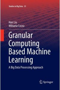 Granular Computing Based Machine Learning  - A Big Data Processing Approach