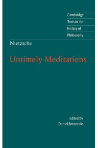 Nietzsche  - Untimely Meditations