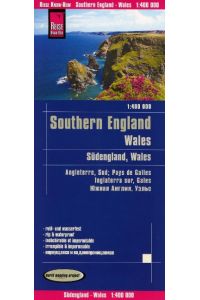 Reise Know-How Landkarte Südengland, Wales 1 : 400. 000  - reiß- und wasserfest / world mapping project