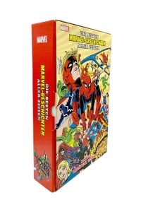 Die besten Marvel-Geschichten aller Zeiten: Marvel Treasury Edition  - (Hardcover-Überformat im Schuber und bedruckten Umkarton)