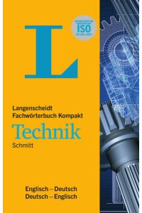 Langenscheidt Fachwörterbuch Kompakt Technik Englisch  - Englisch-Deutsch / Deutsch-Englisch