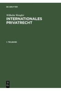 Internationales Privatrecht  - (Sonderausgabe aus BGB RGRK, 12. Aufl.)