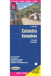 Reise Know-How Landkarte Kolumbien / Colombia 1:1. 400. 000  - reiß- und wasserfest (world mapping project)
