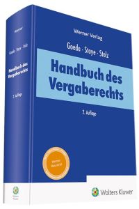 Handbuch des Vergaberechts  - Vorauflage unter Handbuch des Fachanwalts Vergaberecht