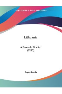 Lithuania  - A Drama In One Act (1915)