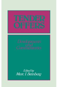 Tender Offers  - Developments and Commentaries