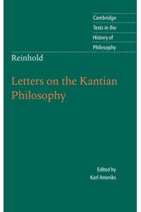 Reinhold  - Letters on the Kantian Philosophy