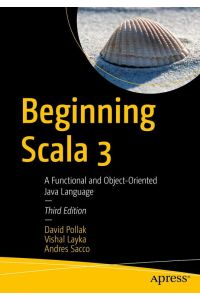 Beginning Scala 3  - A Functional and Object-Oriented Java Language