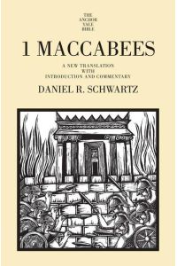 1 Maccabees  - A New Translation with Introduction and Commentary