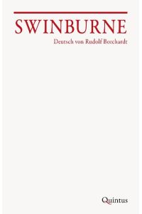 Swinburne  - Deutsch von Rudolf Borchardt