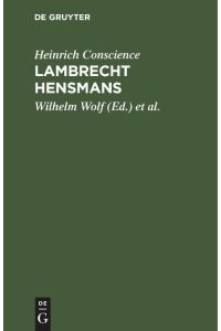 Lambrecht Hensmans  - Eine Erzählung