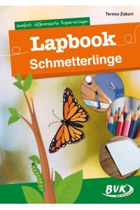 Lapbook Schmetterlinge  - zweifach differenzierte Kopiervorlagen