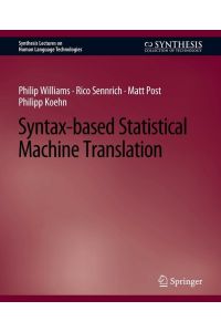 Syntax-based Statistical Machine Translation