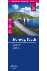 Reise Know-How Landkarte Norwegen, Süd / Norway, South (1:500. 000)  - reiß- und wasserfest (world mapping project)