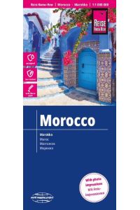 Reise Know-How Landkarte Marokko (1:1. 000. 000)  - reiß- und wasserfest (world mapping project)