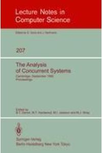 The Analysis of Concurrent Systems  - Cambridge, September 12-16, 1983. Proceedings
