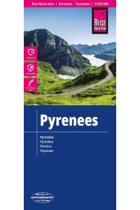 Reise Know-How Landkarte Pyrenäen / Pyrenees (1:250. 000)  - reiß- und wasserfest (world mapping project)