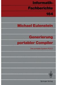 Generierung portabler Compiler  - Das portable System POCO