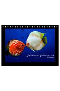 Kalendarische Unterwasserwelt (Tischkalender 2024 DIN A5 quer), CALVENDO Monatskalender  - Fantastisch-schöne Fische, nicht nur für Aquarianer