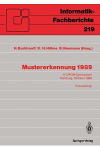 Mustererkennung 1989  - 11. DAGM-Symposium Hamburg, 2.¿4. Oktober 1989 Proceedings