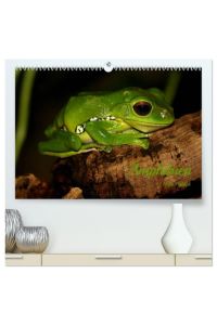 Amphibien (hochwertiger Premium Wandkalender 2024 DIN A2 quer), Kunstdruck in Hochglanz  - Amphibien aus fernen Ländern