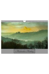 Malerisches Marburg (Wandkalender 2024 DIN A4 quer), CALVENDO Monatskalender  - Fotografien aus Marburg, die mit einem Malfilter bearbeitet wurden.