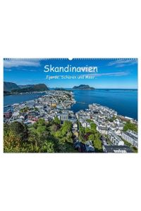 Skandinavien - Fjorde, Schären und Meer. . . (Wandkalender 2024 DIN A2 quer), CALVENDO Monatskalender  - Eine Bilderreise durch den malerischen Norden Europas