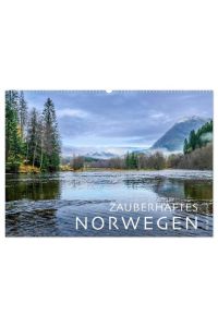 ZAUBERHAFTES NORWEGEN (Wandkalender 2024 DIN A2 quer), CALVENDO Monatskalender  - Norwegens Westküste, Senja und Lofoten in eindrucksvollen Bildern.