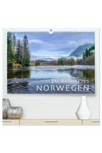 ZAUBERHAFTES NORWEGEN (hochwertiger Premium Wandkalender 2024 DIN A2 quer), Kunstdruck in Hochglanz  - Norwegens Westküste, Senja und Lofoten in eindrucksvollen Bildern.
